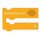 Scratch-Steuerungsblock: Wiederhole bis eine Bedingung erfüllt ist